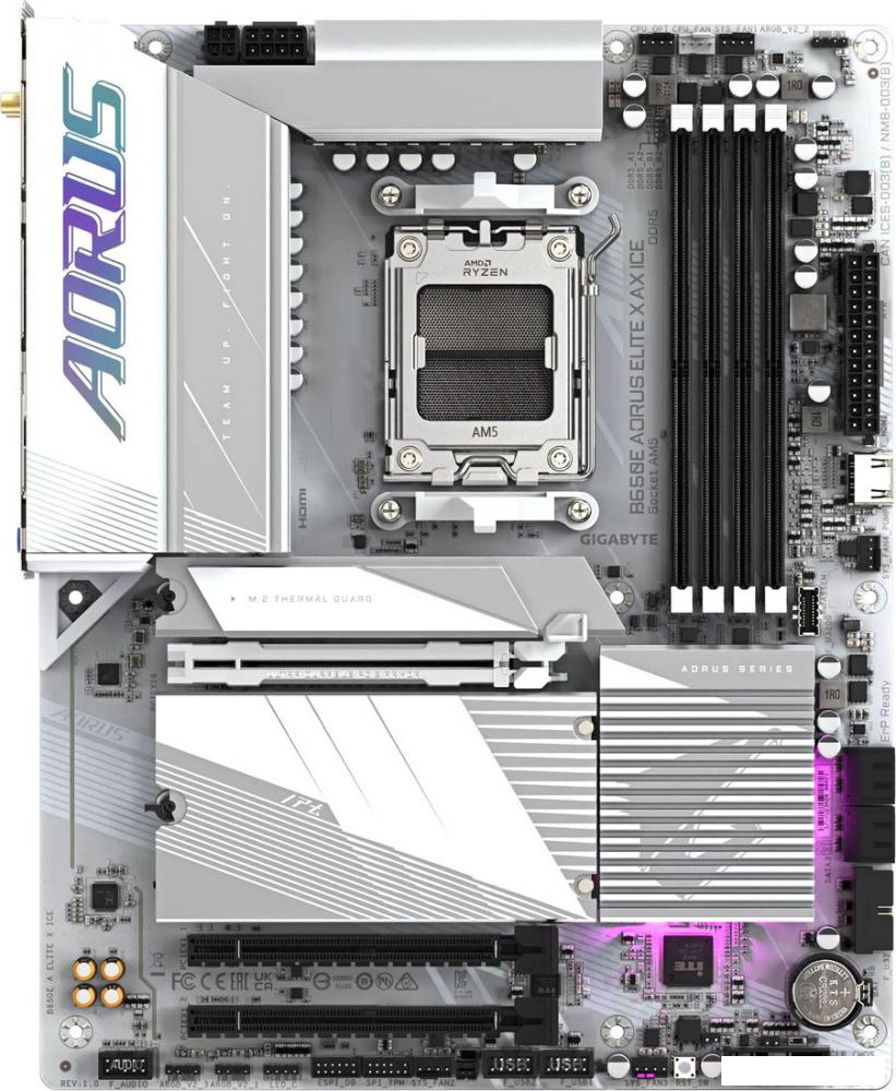Материнская плата Gigabyte B650E Aorus Elite X AX ICE (rev. 1.0)