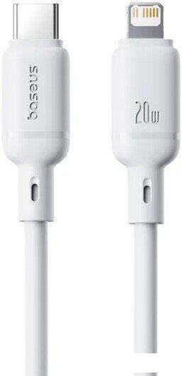 Кабель Baseus Silky Series Fast Charging Cable USB Type-C - Lightning (2 м, белый)