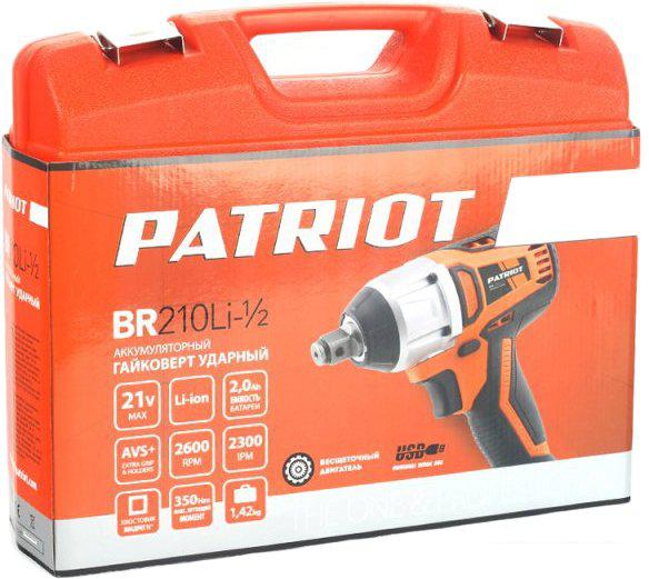 Гайковерт Patriot BR 210Li 1/2