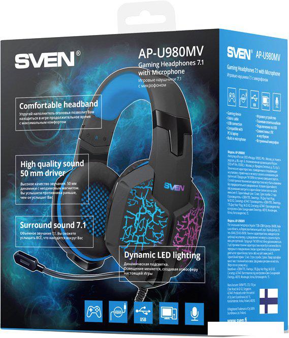 Наушники SVEN AP-U980MV