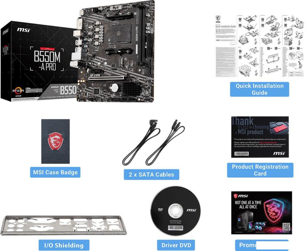 Материнская плата MSI B550M-A Pro