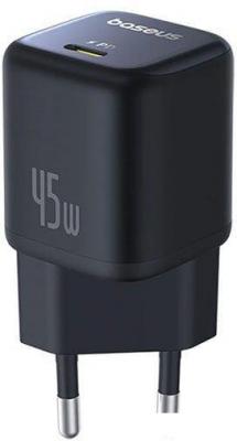 Сетевое зарядное Baseus PicoGo Fast Charger 1C 45W P10176800123-00 (черный)