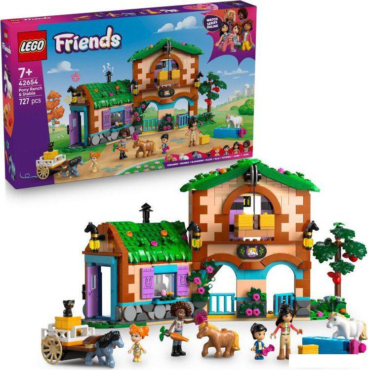 Конструктор LEGO Friends 42654 Ранчо и конюшня пони