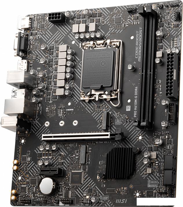 Материнская плата MSI PRO H610M-G DDR4