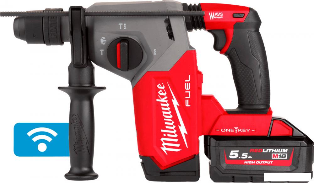 Перфоратор Milwaukee M18 FUEL M18ONEFHX-552X 4933478504 (с 2-мя АКБ, кейс)
