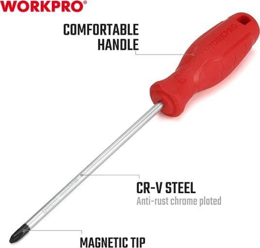 Отвертка Workpro WP221008