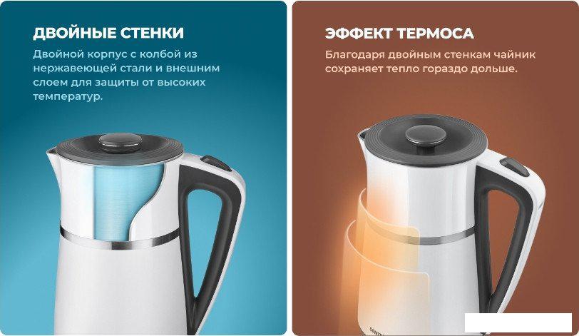 Электрический чайник CENTEK CT-0028 (белый)