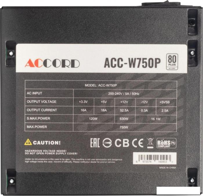 Блок питания Accord ACC-W750P