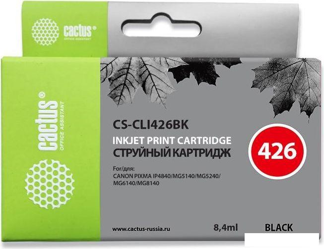 Картриджи для принтеров и МФУ CACTUS CS-CLI426BK (аналог Canon CLI426BK)