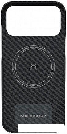 Чехол для телефона Magssory Aramid Frame Case для iPhone 17 Pro Max Black CFB045