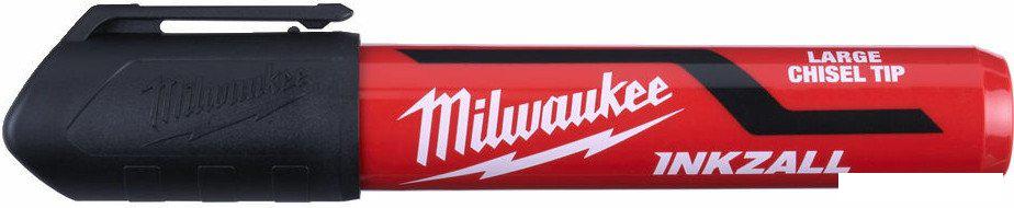 Маркер Milwaukee Inkzall L 4932471554 (3 шт, черный)