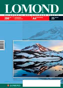 Фотобумага Lomond Глянцевая А4 200 г/кв.м. 25 листов (0102046)