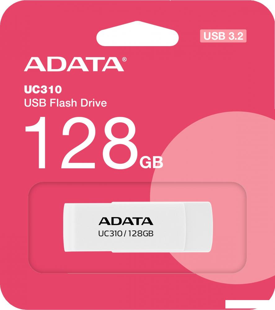 USB Flash ADATA UC310-128G-RWH 128GB (белый)