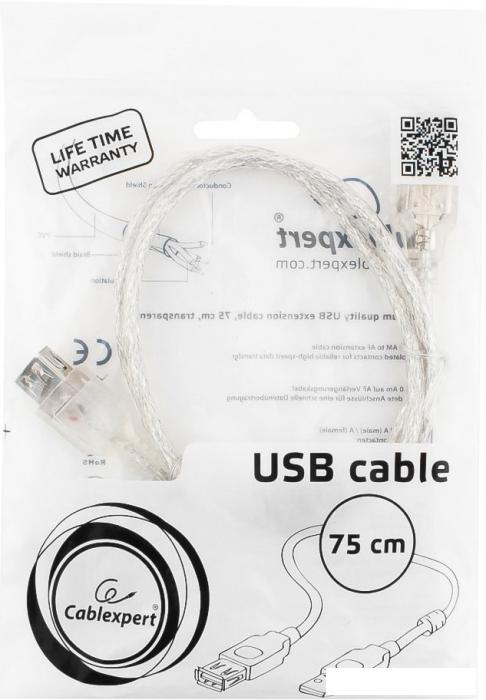 Кабель Cablexpert CCF-USB2-AMAF-TR-0.75M