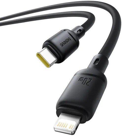 Кабель Baseus Silky Series Fast Charging Cable USB Type-C - Lightning (2 м, черный)