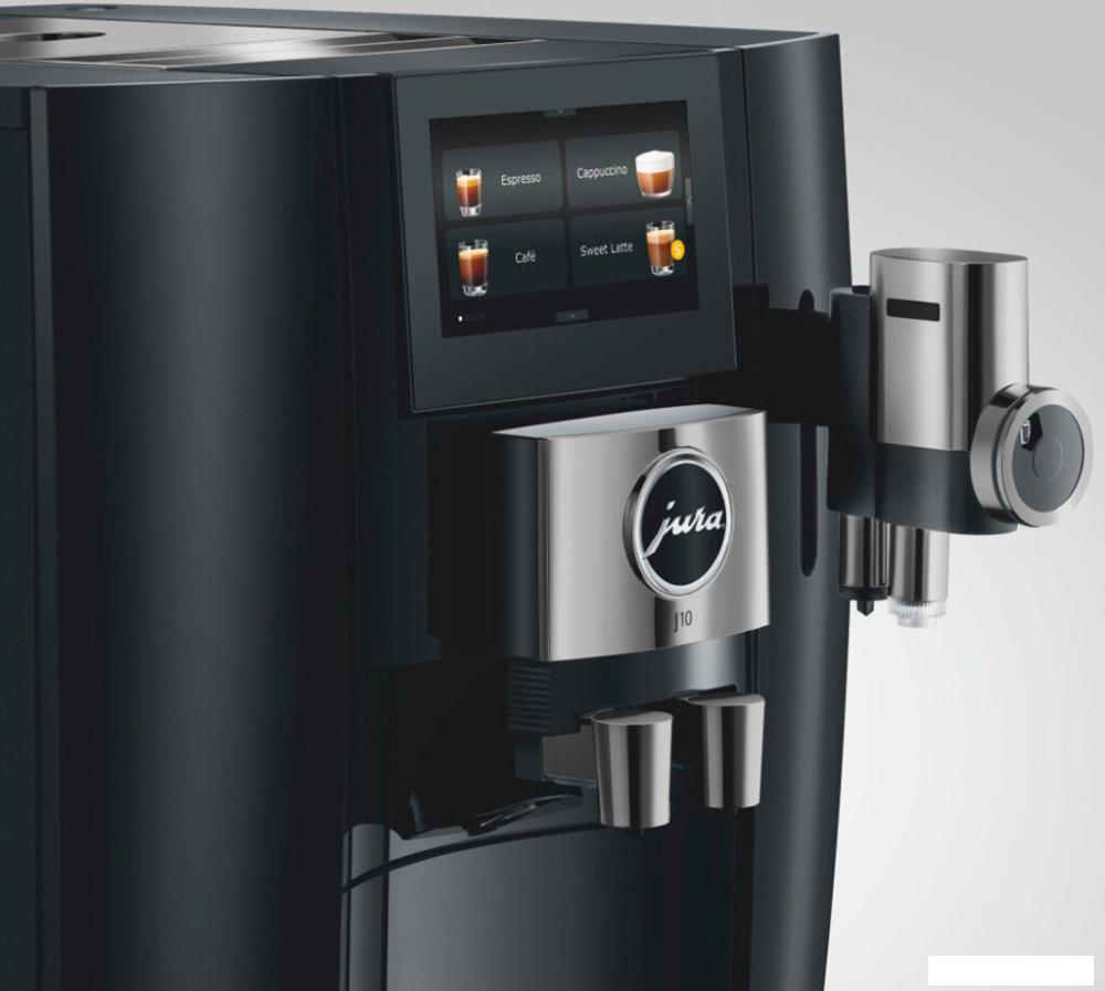 Кофемашина JURA J10 Piano Black EA 15562 (черный)