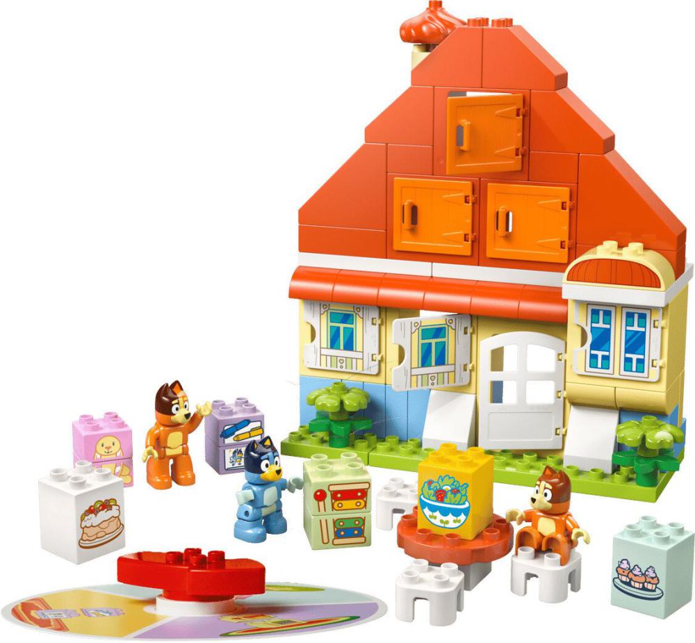 Конструктор LEGO DUPLO 10459 Bluey Семейный дом Блуи с игрой на память