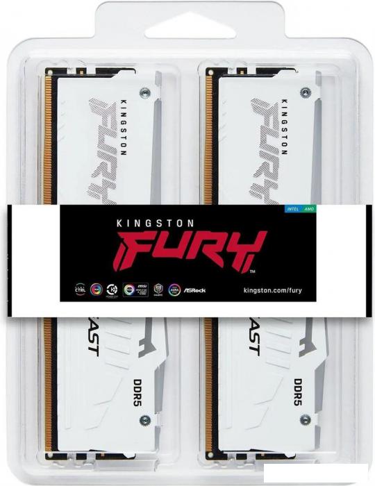 Оперативная память Kingston FURY Beast RGB 2x16ГБ DDR5 6000 МГц KF560C36BWE2AK2-32
