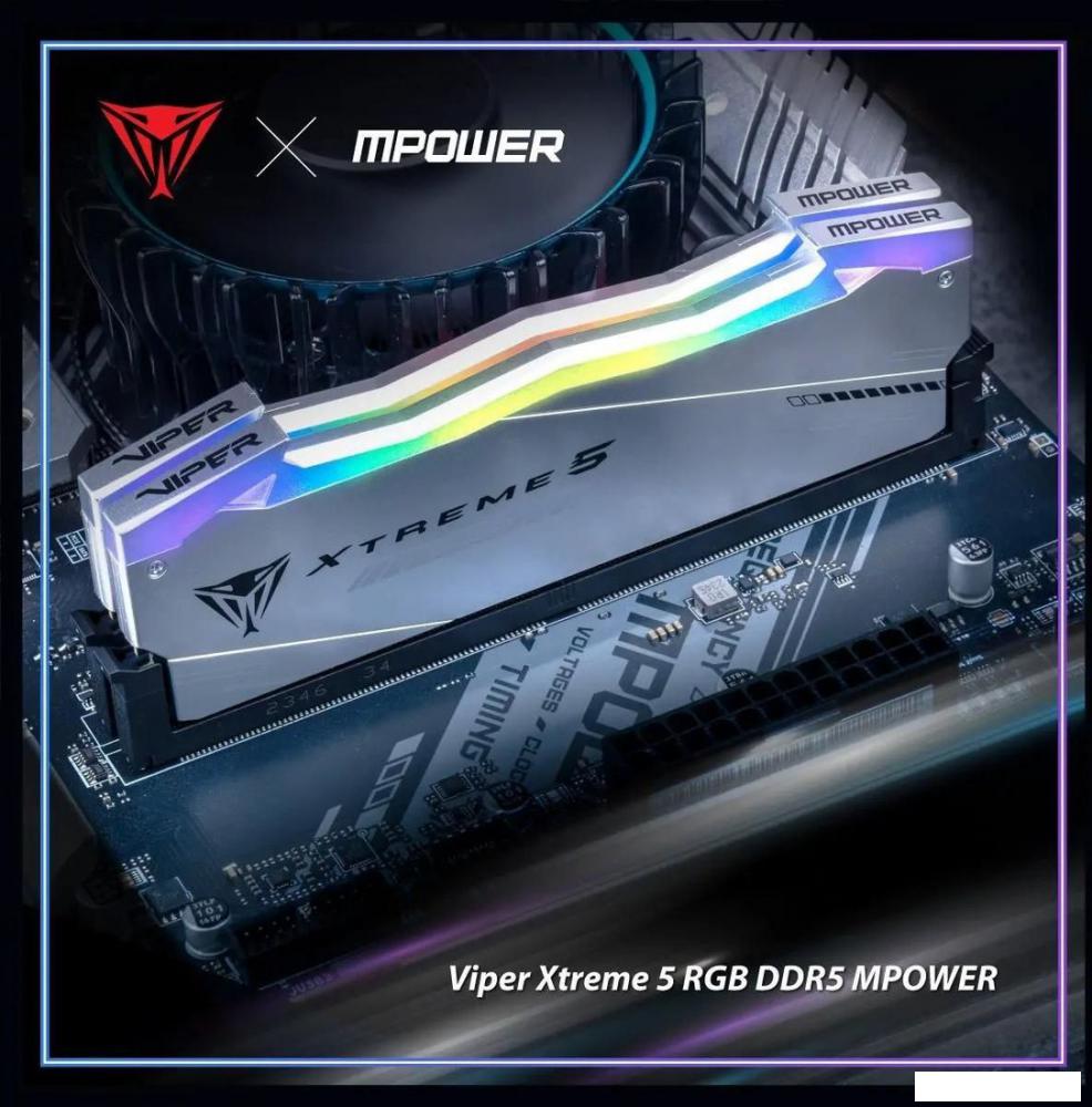 Оперативная память Patriot Viper Xtreme 5 2x16ГБ DDR5 6000 МГц PVXR532G60C30KM