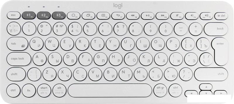 Клавиатура Logitech Multi-Device K380 Bluetooth 920-009589 (белый)