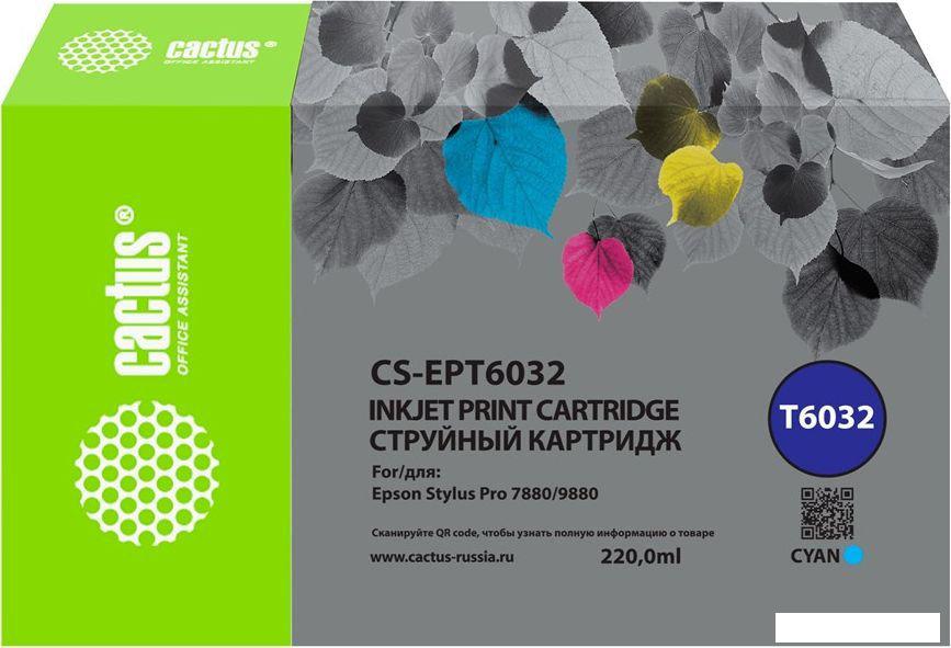 Картридж CACTUS CS-EPT6032 (аналог Epson EPT6032)