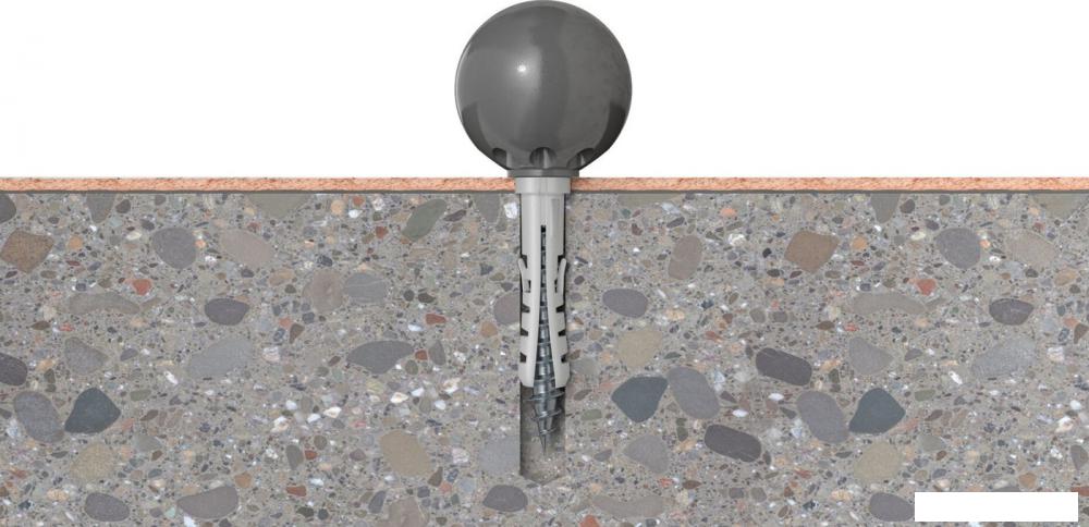 Упор дверной Fischer TS 8BL K NV 534129