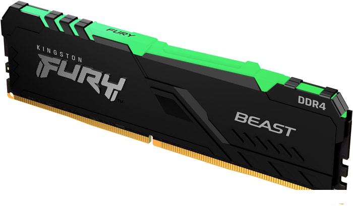 Оперативная память Kingston FURY Beast RGB 16ГБ DDR4 3600 МГц KF436C18BB2A/16