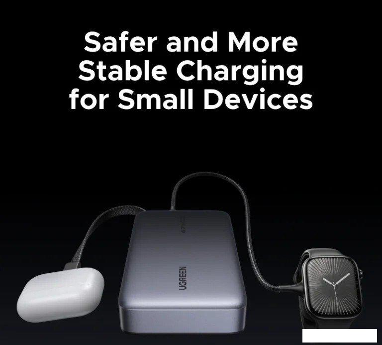 Внешний аккумулятор Ugreen PB550 20000mAh (серый, китайская версия)
