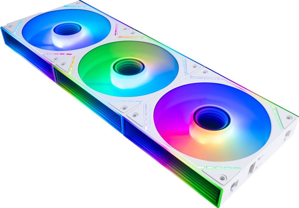 Комплект вентиляторов для корпуса Thermalright TL-M12QRW-S X3 (белый)