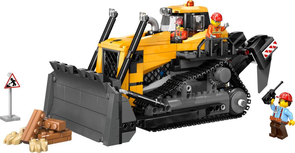 Конструктор LEGO City 60466 Желтый бульдозер