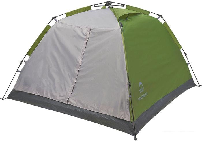 Треккинговая палатка Jungle Camp Easy Tent 3 (зеленый/серый)