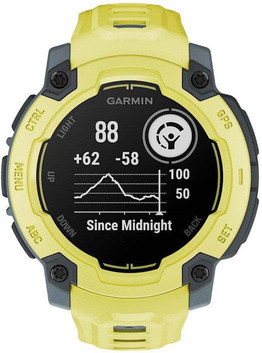 Умные часы Garmin Instinct E 45 мм (электрик лайм)