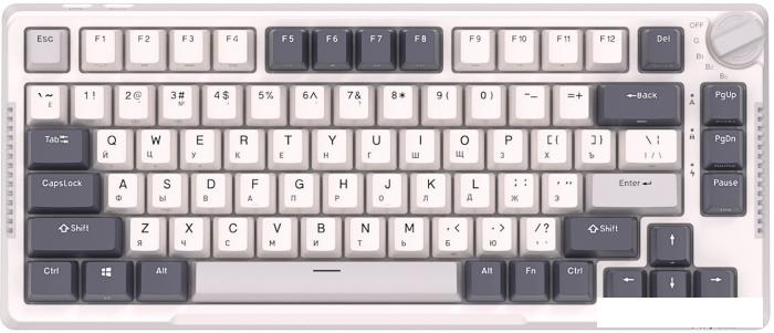 Клавиатура Royal Kludge RK-H81 RGB White Night (RK Cyan)