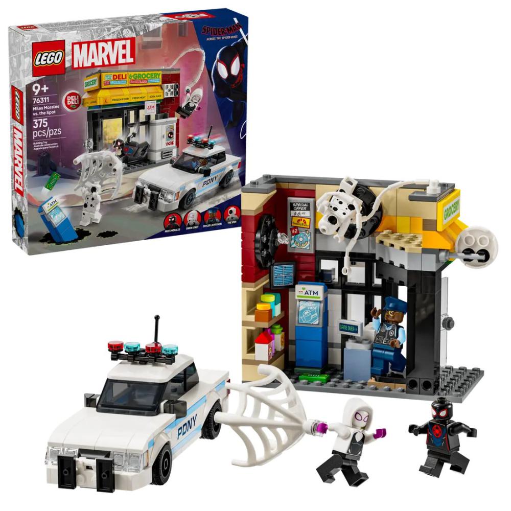 Конструктор LEGO Super Heroes Через вселенные: Майлз Моралес против Спота 76311