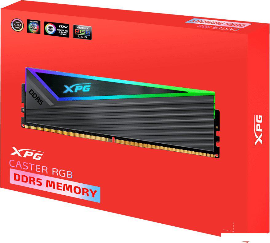 Оперативная память ADATA XPG Caster RGB 2x16ГБ DDR5 6400 МГц AX5U6400C3216G-DCCARGY
