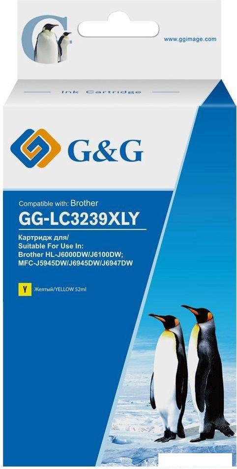 Картридж G&amp;G GG-LC3239XLY (аналог Brother LC3239XLY)