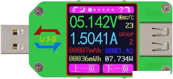 USB тестер RuiDeng UM24