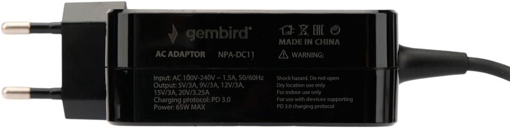 Сетевое зарядное Gembird NPA-DC11