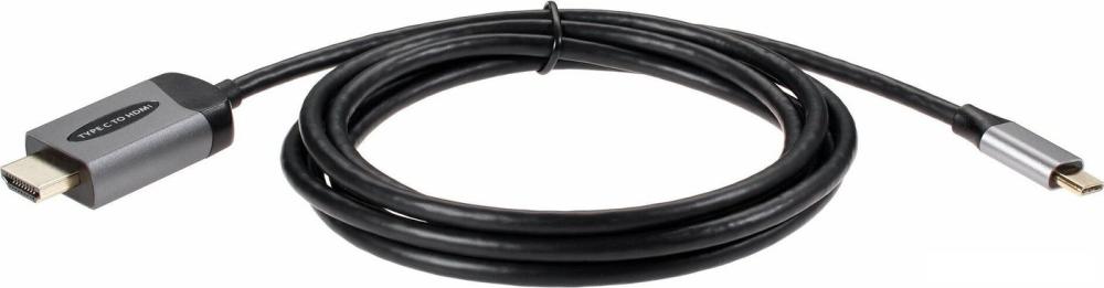 Адаптер Telecom TCC008T-1.8M USB Type-C - HDMI (1.8 м, черный)