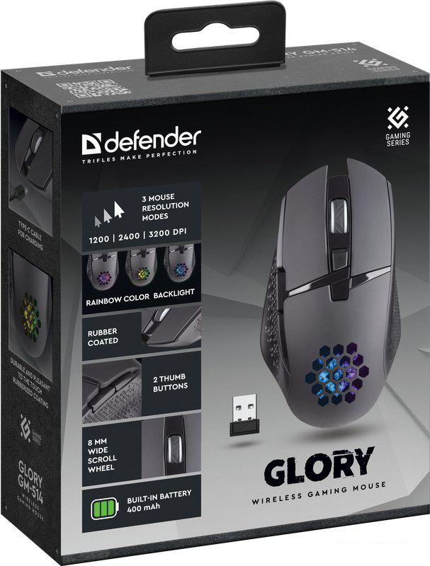 Игровая мышь Defender Glory GM-514 (черный)