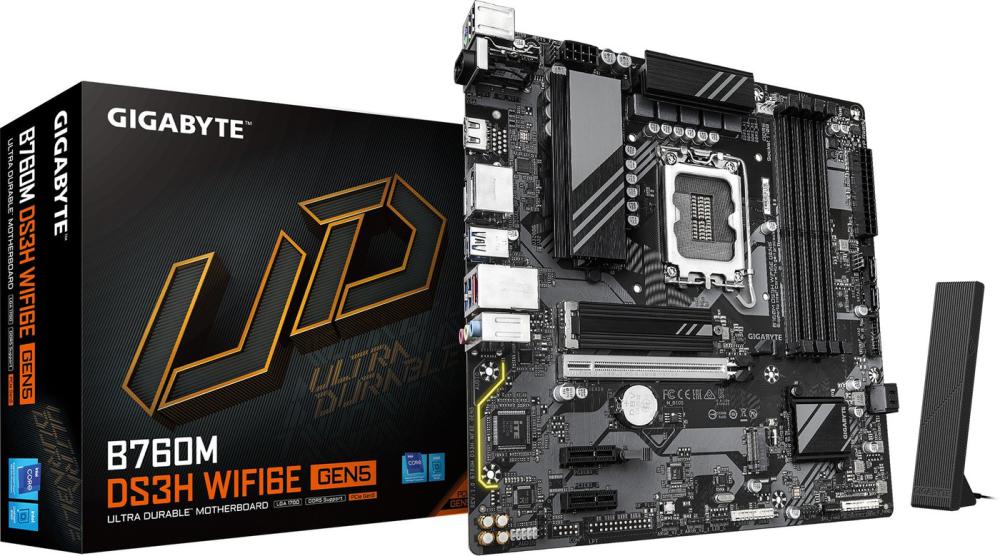 Материнская плата Gigabyte B760M DS3H WiFi6E GEN5