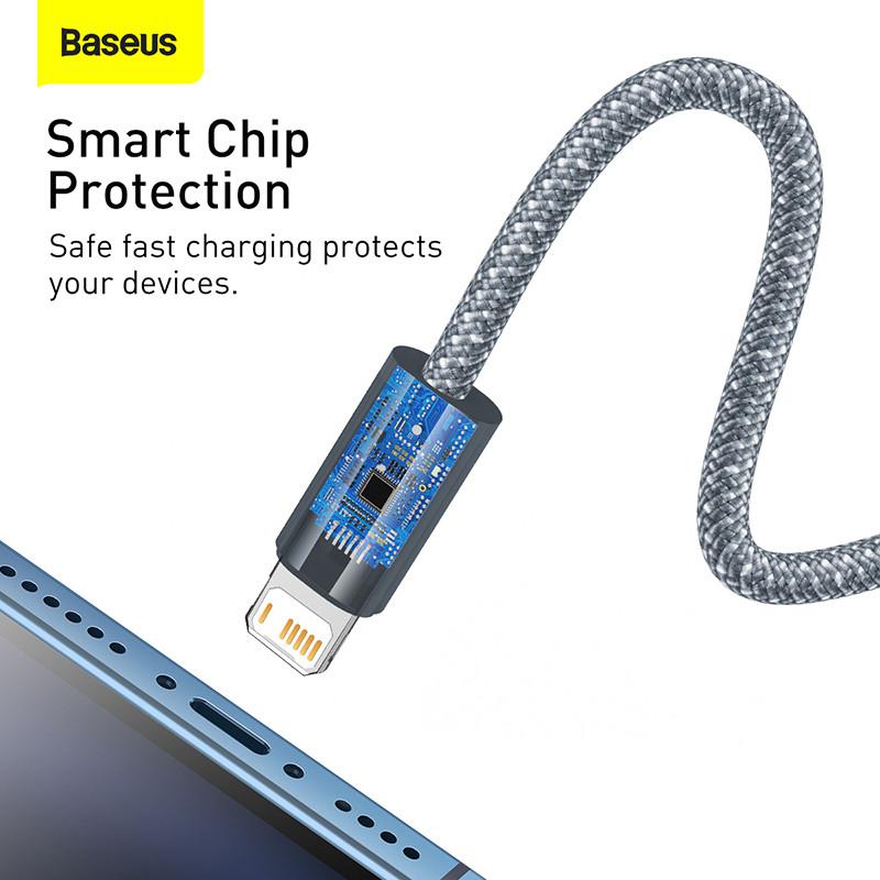 Кабель Baseus Dynamic Series USB Type-C - Lightning (2 м, серый)