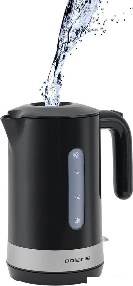 Электрический чайник Polaris PWK 1803C Water Way Pro (черный)