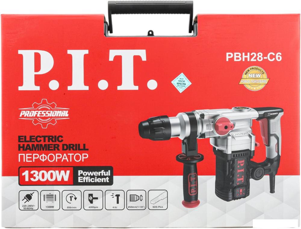 Перфоратор P.I.T. PBH28-C6 (кейс)