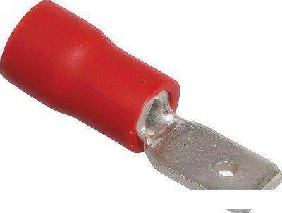 Разъем плоский IEK Рпим URP10-D15-D17-4 (красный)