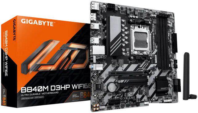 Материнская плата Gigabyte B840M D3HP WiFi6E
