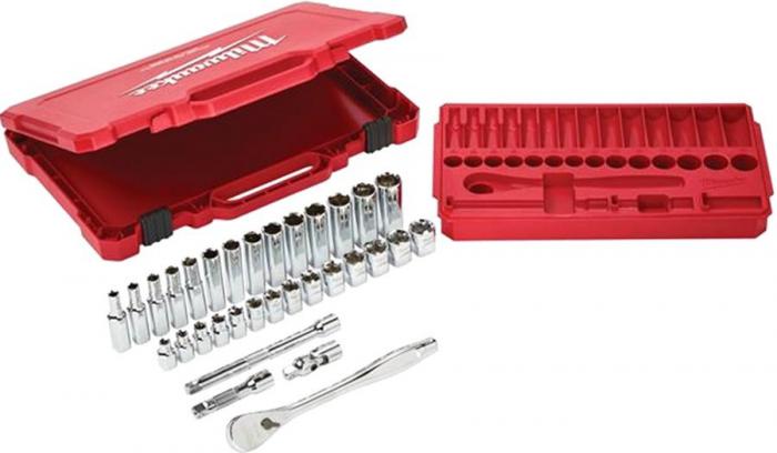 Набор трещотка с головками Milwaukee 4932464945 (32 предмета)