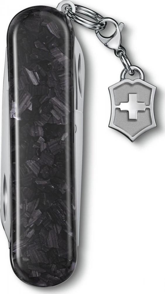 Мультитул Victorinox Classic Brilliant Carbon 0.6221.90 (черный/серебристый)