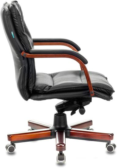Офисное кресло Бюрократ T-9927WALNUT-LOW (черный)