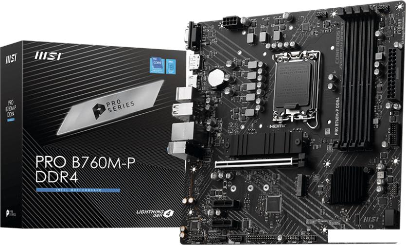 Материнская плата MSI Pro B760M-P DDR4